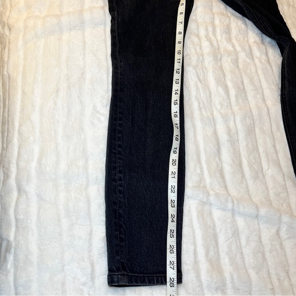 Reformation Kayo High Rise Black Wash Belted Ankle Chic Skinny Jeans SZ 25 - Picture 11 of 16
